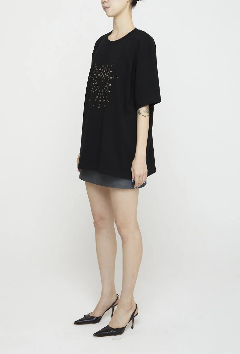 wrapskirt pants black — .nibgnus